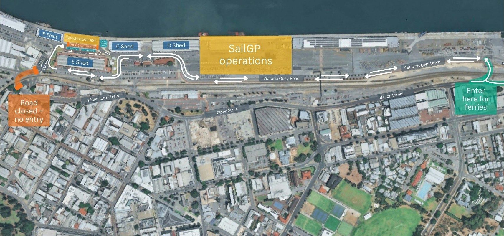 Sail Gp Course Map Sail GP | B Shed